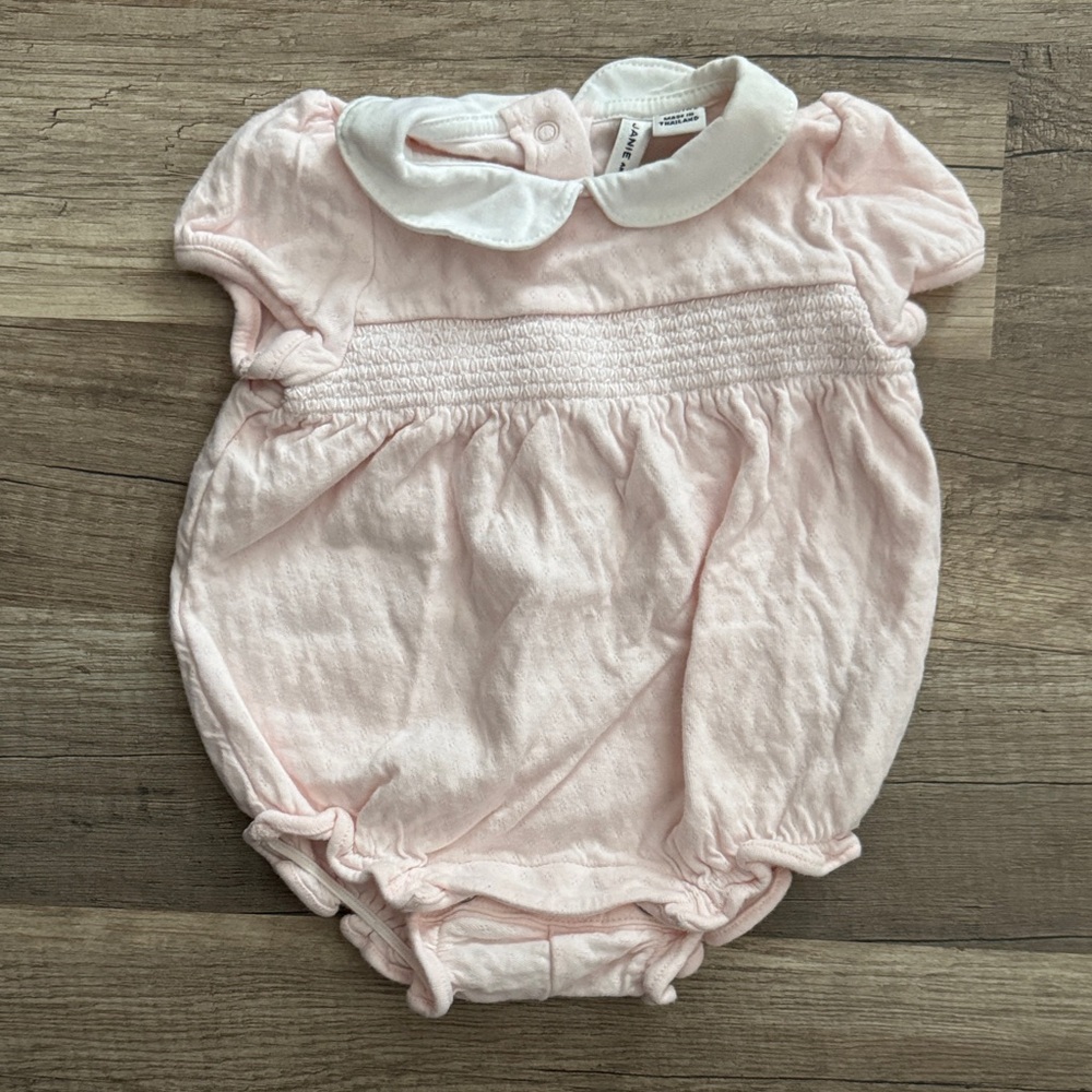 Janie and Jack Pink Bodysuit
